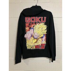 Dragon Ball Z DBZ Goku Black Hoodie Mens Size S Small